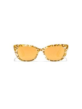 Versace Gold Baroque Cat-Eye Kids Sunglasses